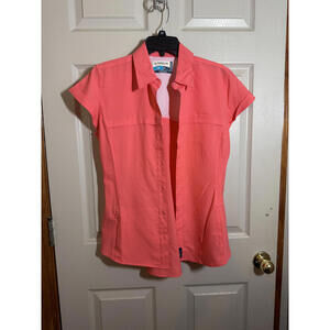 Magellan Outdoors Coral Pink Fishing Shirt - Medium